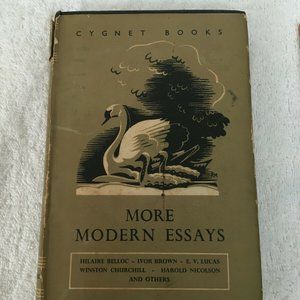 #PNK1 Antique Book Of More Modern Essays, By R. W. Jepson - 1946 1st. Edition